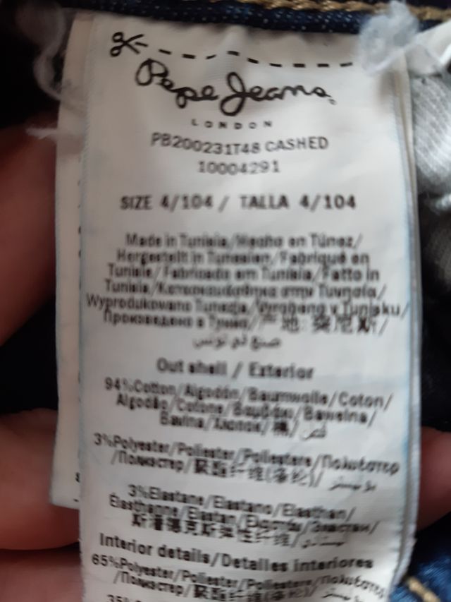 Pantalòn Pepe Jeans + Camisa Benetton