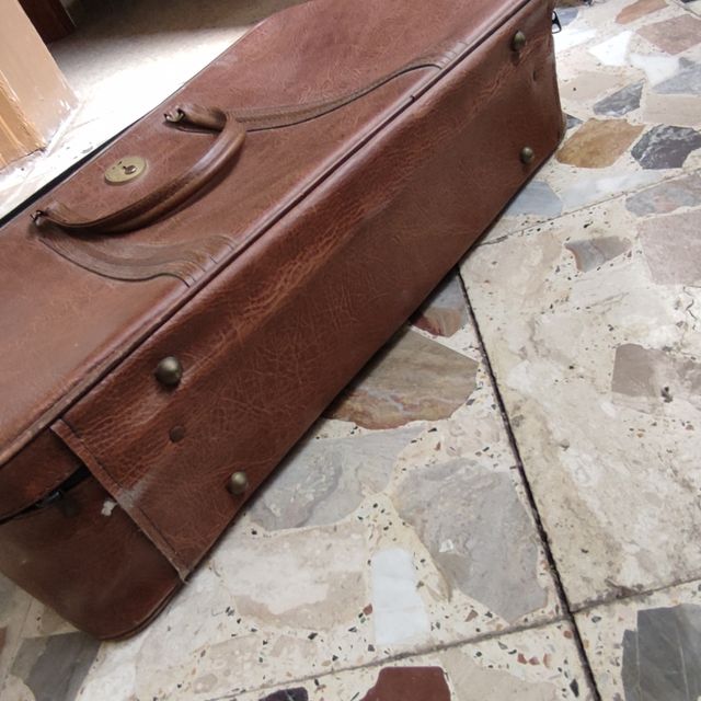 Valigia in pelle/cuoio vintage