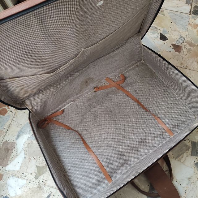 Valigia in pelle/cuoio vintage