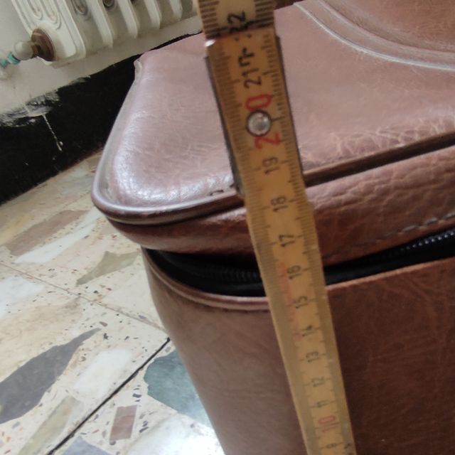 Valigia in pelle/cuoio vintage