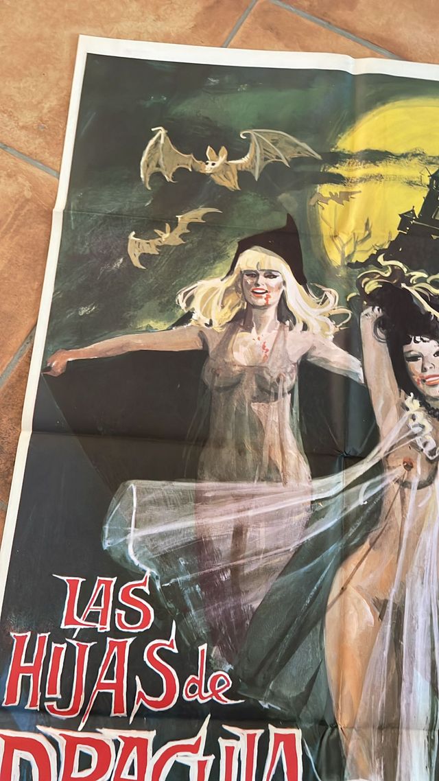 LAS HIJAS DE DRACULA POSTER ORIGINAL 70 X 100