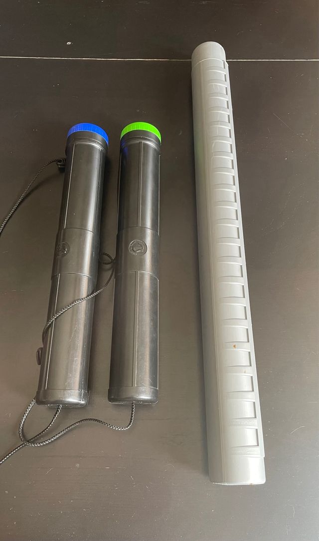 Tubi porta disegni SOLO i 2 neri