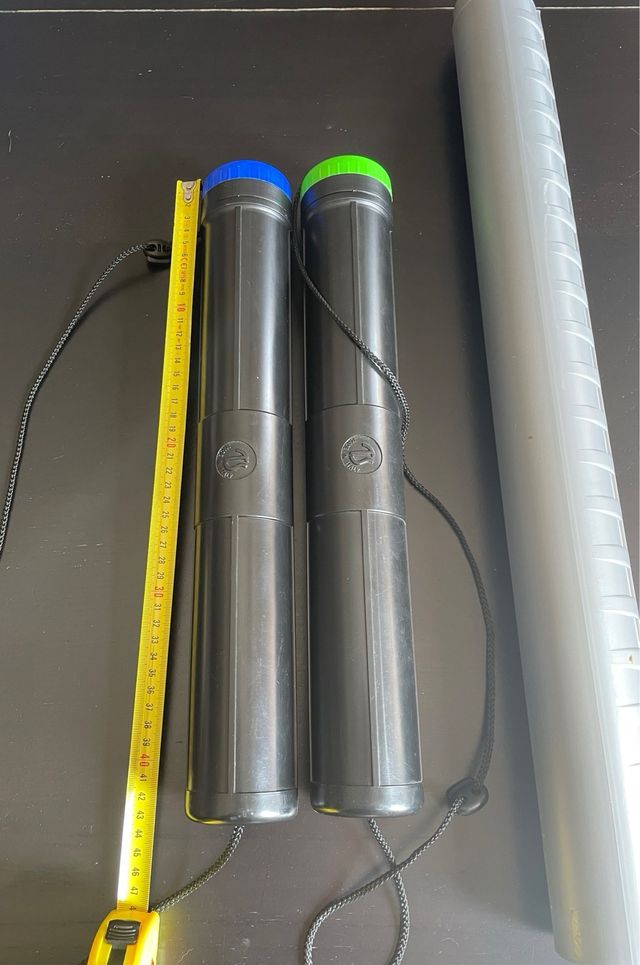 Tubi porta disegni SOLO i 2 neri