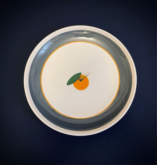 Piatto Rometti Umbertide (Fortunato Depero)