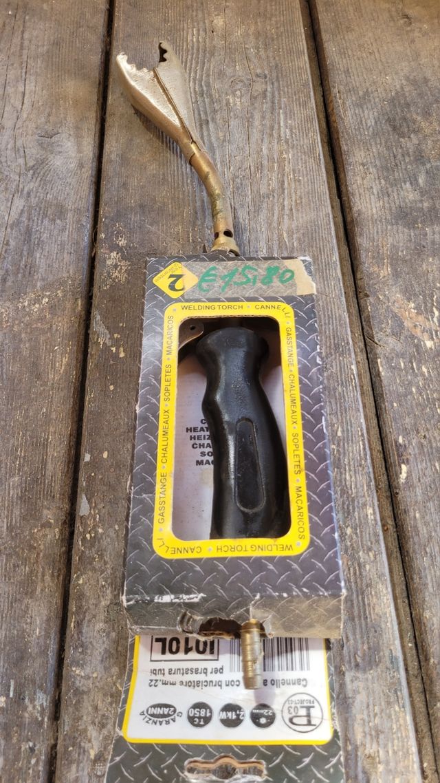 Cannello con bruciatore mm 22