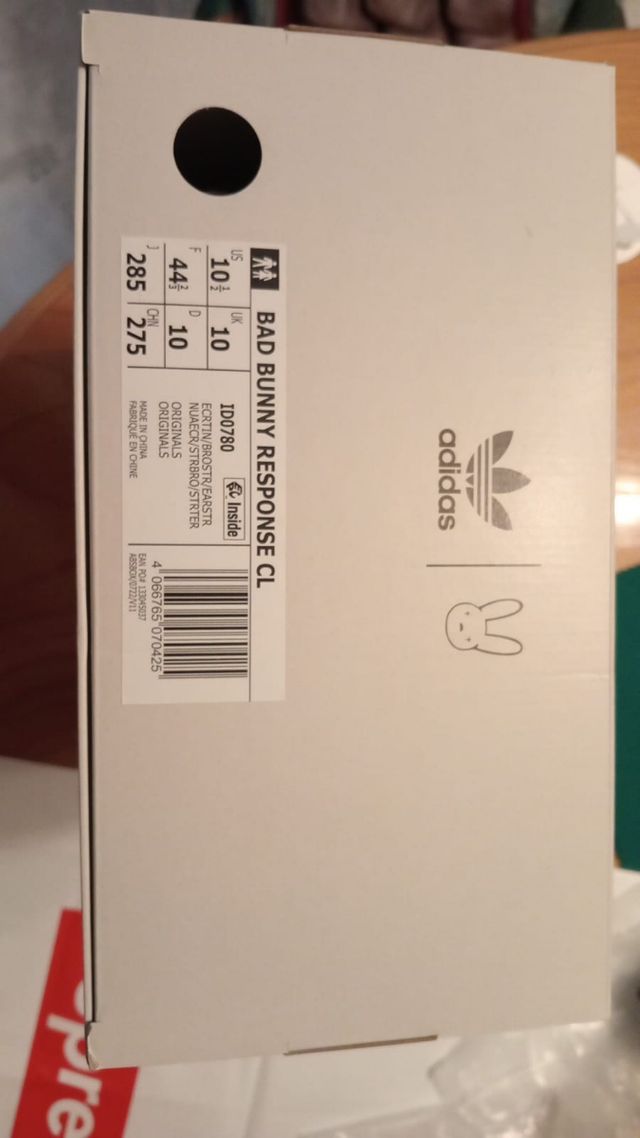 Adidas response cl pasofino x bad bunny 44,5