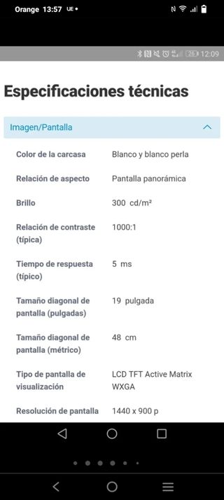 Televisor 19 pulgadas