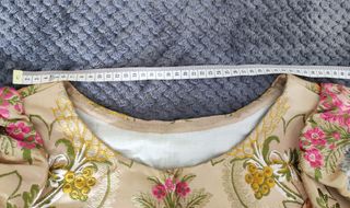 Cuerpo farol fallera espolín Lucía de Garin