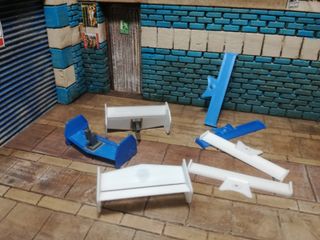 CONJUNTO ALERONES PARA SCALEXTRIC WILLIAMS FW-07