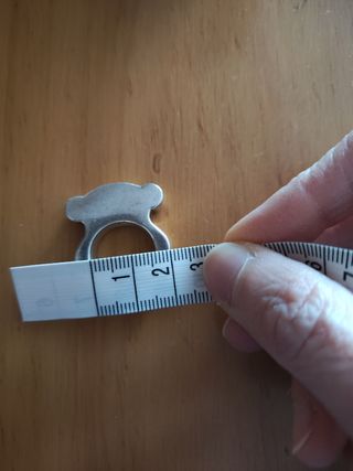 Anillo Tous de plata silueta oso