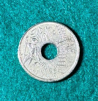 25 pesetas 1996 Castilla-La Mancha
