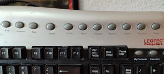 Teclado ordenador Leotec PS2