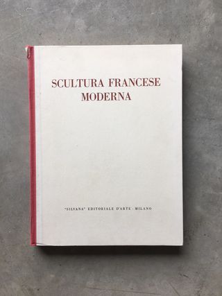 libro Scultura moderna francese 1963