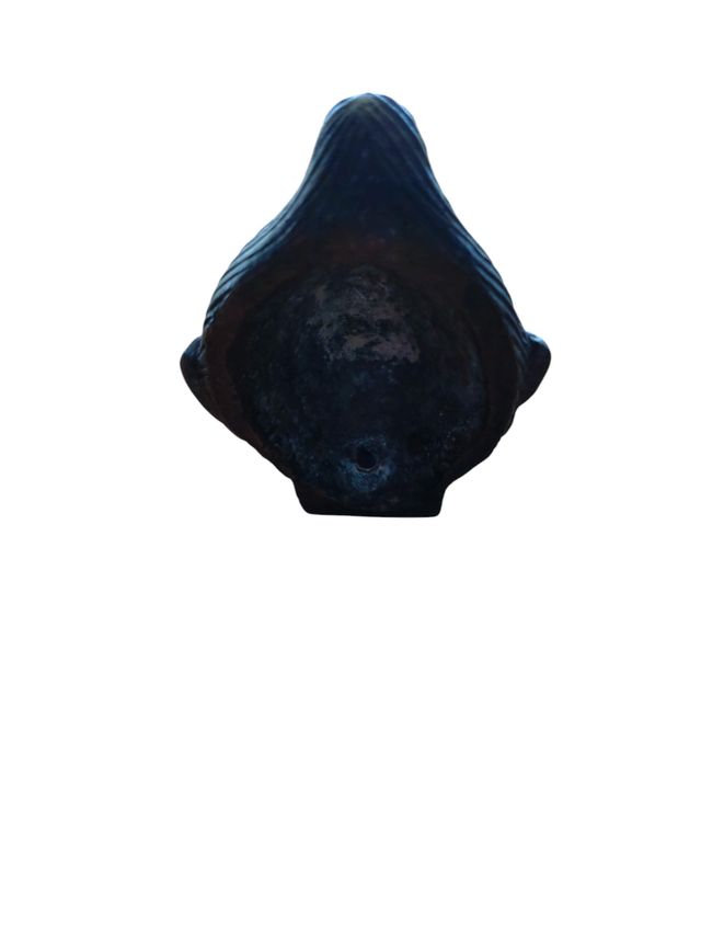 Cabeza de bronce, India, período Gupta (siglos IV-VI)