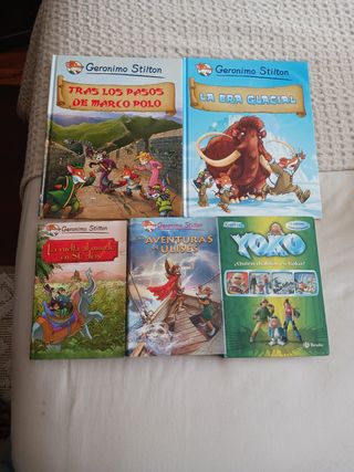 Lote libros geronimo Stilton