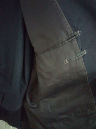 Traje hombre raya diplomática