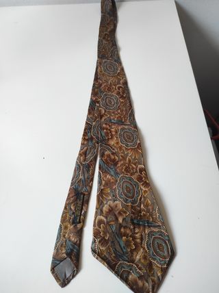 corbata vintage italiana seda 100%