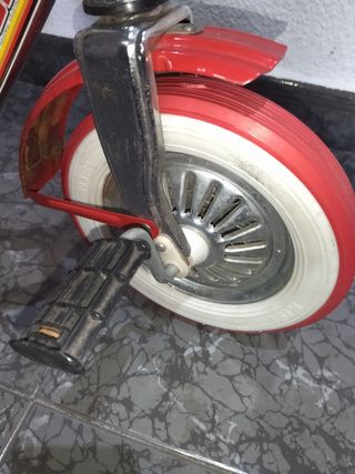 Bici antigua baby Sport cromada.