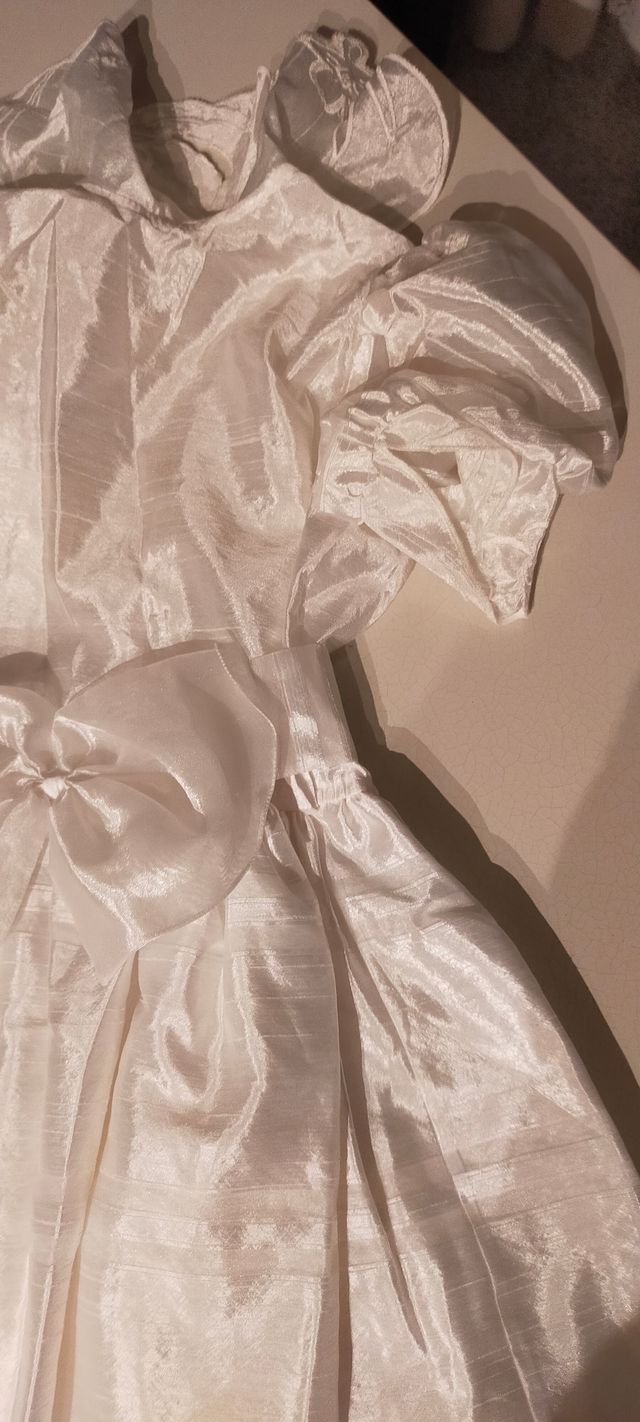 Vestido branco para cerimónia 8/9 anos