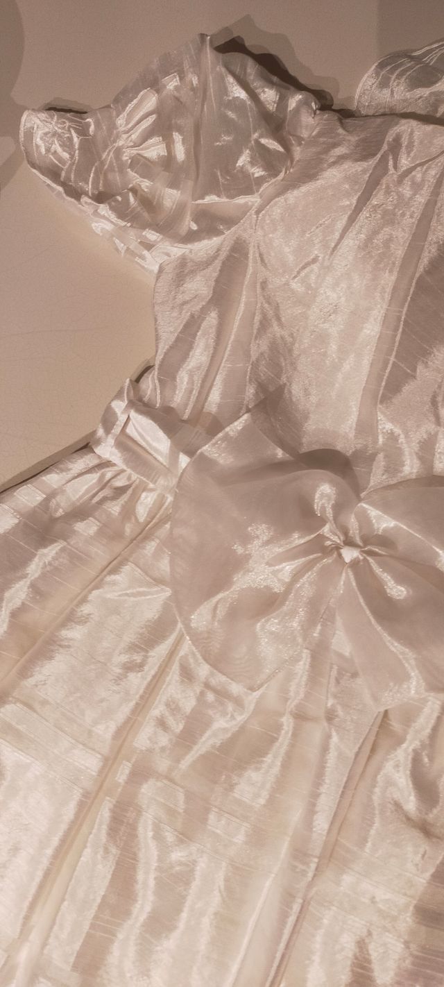 Vestido branco para cerimónia 8/9 anos