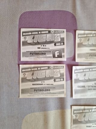 Pack 7 Cromos Panini 2013-2014