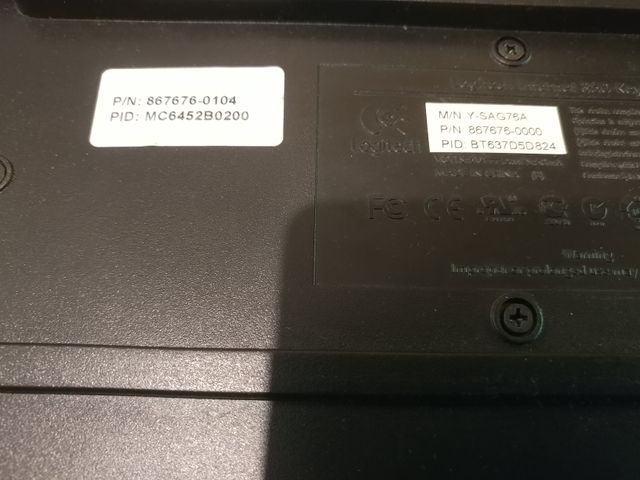 teclado PS/2 Logitech 