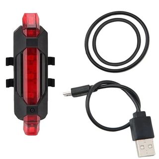 Luz piloto trasero de bicicleta (CON USB)