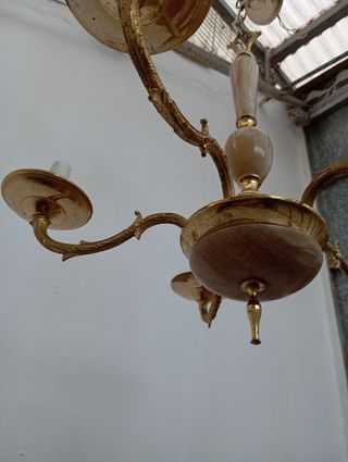 Lampara antigua techo