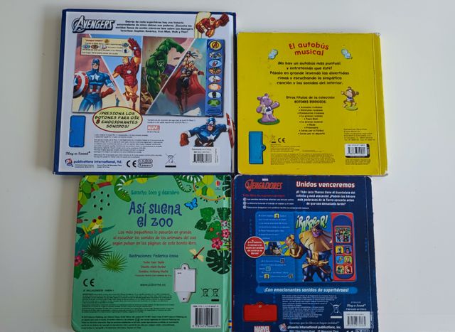 Conjunto libros musicales variados