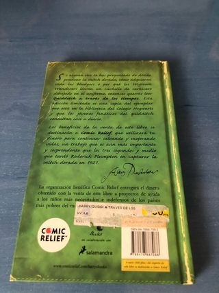 Libro Harry Potter: Quidditch. Edición original