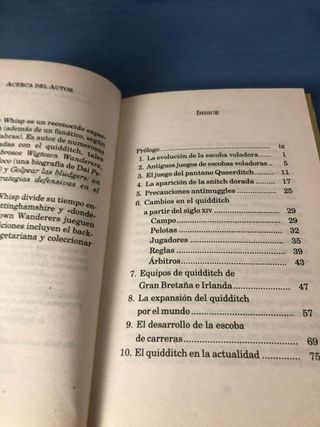 Libro Harry Potter: Quidditch. Edición original