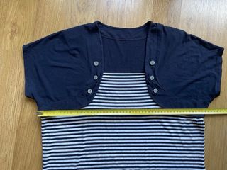 Camiseta manga corta rayas marinera T.SG