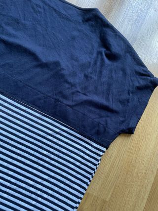 Camiseta manga corta rayas marinera T.SG