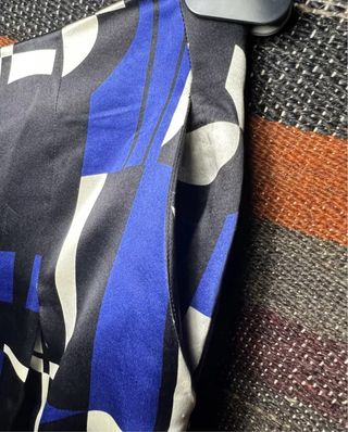 Ralph Lauren Blue Silk Skirt Women M