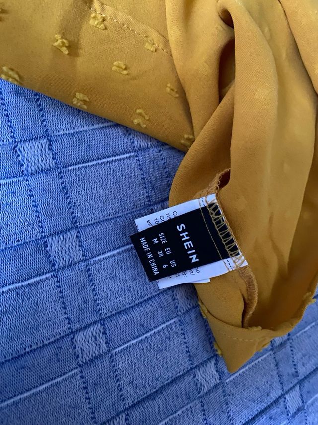 T-shirt gialla/senape