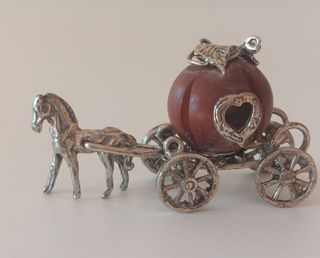 Carroza de Cenicienta plata