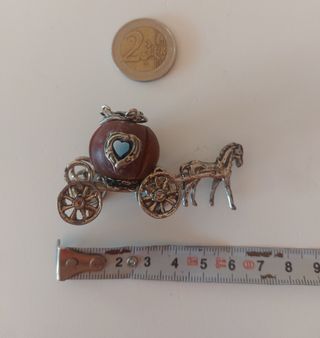 Carroza de Cenicienta plata