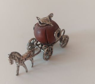 Carroza de Cenicienta plata