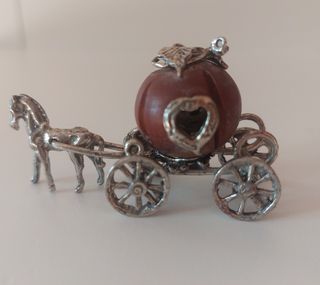 Carroza de Cenicienta plata