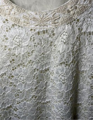 Ralph Lauren Ivory Lace Size Large L