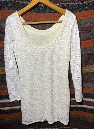 Ralph Lauren Ivory Lace Size Large L