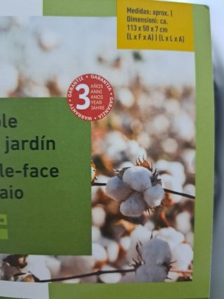 2 Colchonetas para silla jardín 