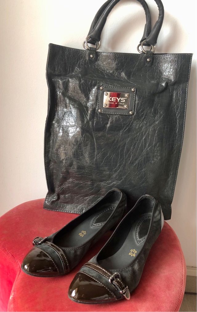 Ballerine e borsa abbinate