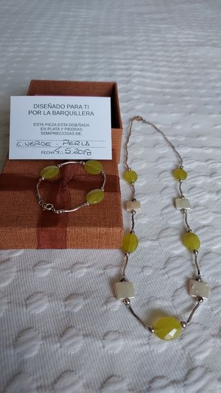 Collar y pulsera 