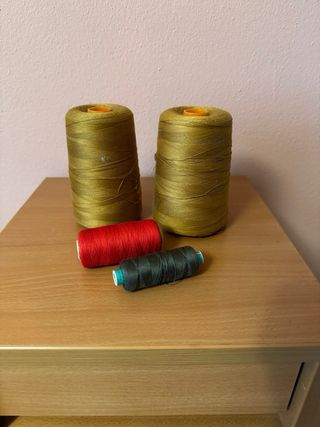 Bobina x2 pezzi filo da cucito cotone