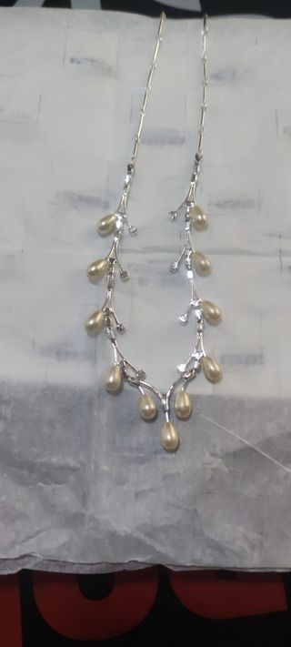 Collar Gargantilla  y pendientes