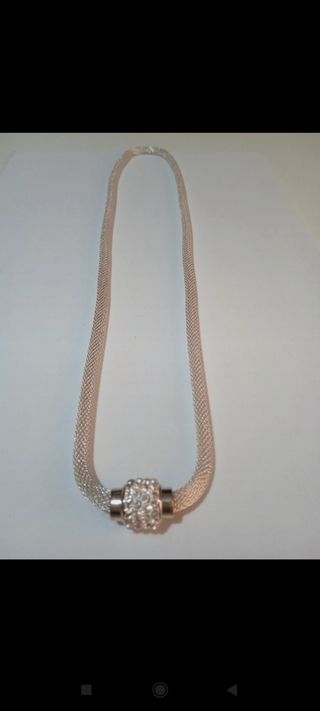 Collana colore oro e argento modello snake donna
