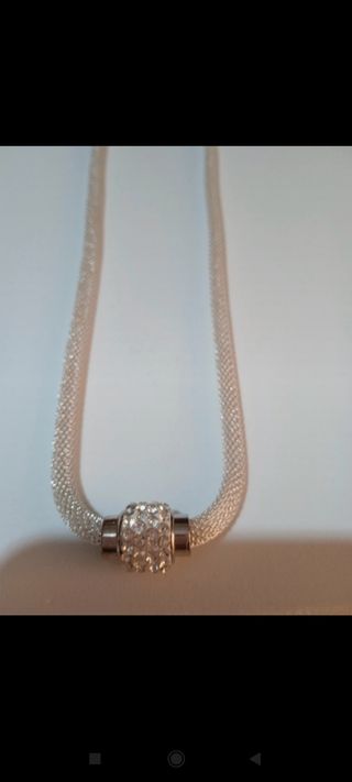 Collana colore oro e argento modello snake donna