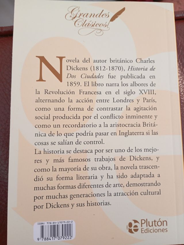 historia de dos ciudades. Charles Dickens