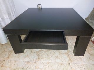 Mesa salón caoba color wengue